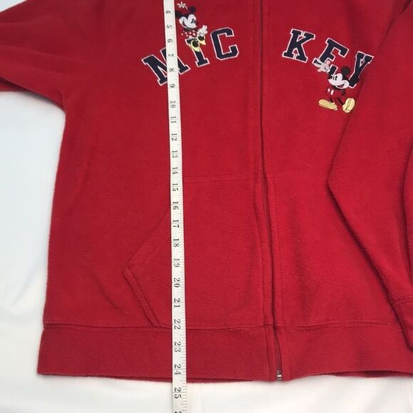 Mickey & Minnie Mouse Fleece Hoodie Jacket Sz. medium - Picture 7 of 12